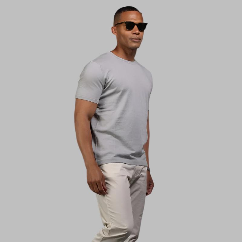 Muscle Fit Grey Mist T-Shirt