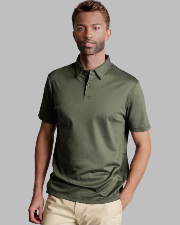 olive green polo t shirt